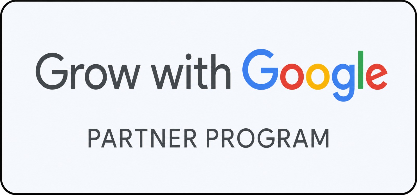 Grow with Google Partner Program logo