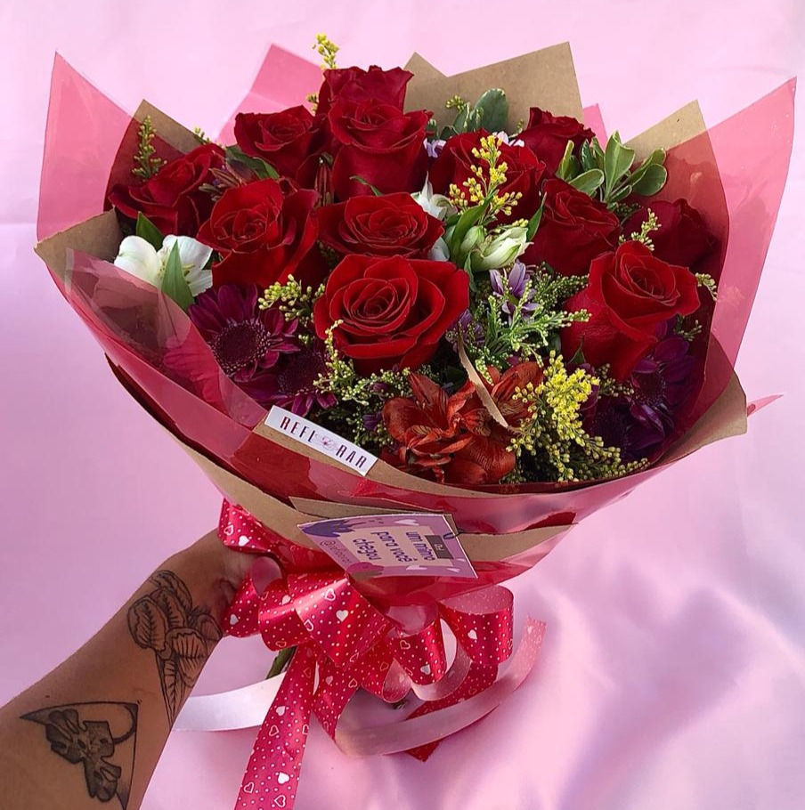 Miniatura: Buquê 12 Rosas  0702