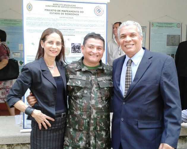 Dorinha, Cel. Momreira e Luiz Carlos