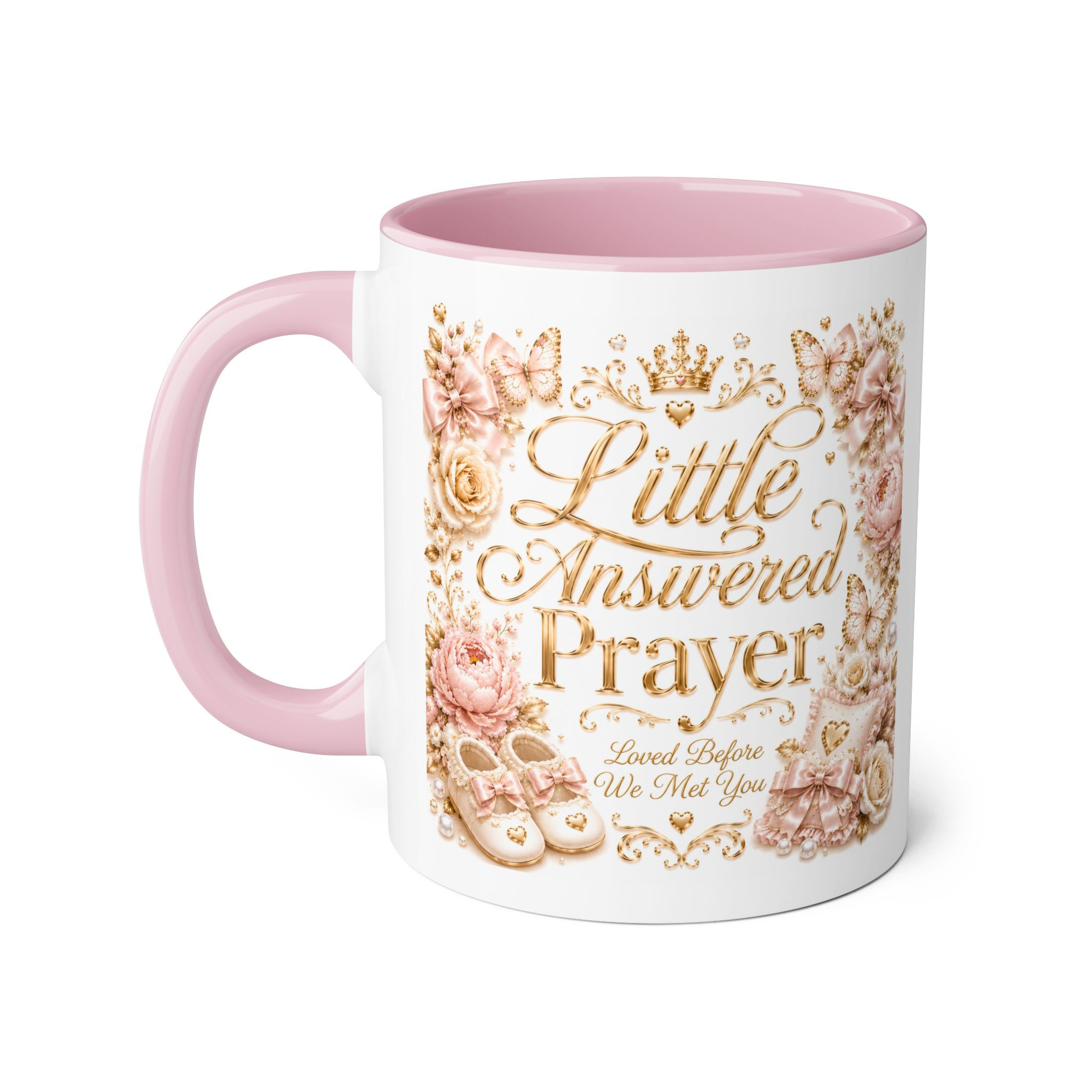 Little Answered Prayer Mug | Baby Shower Gift | Pregnancy Mug | 11oz Accent Mug