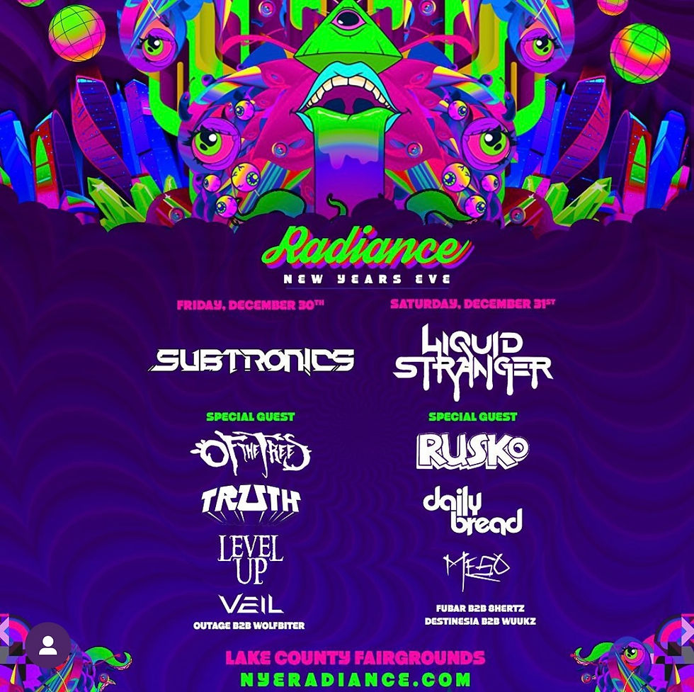 RADIANCE NYE : 2 DAY FESTIVAL