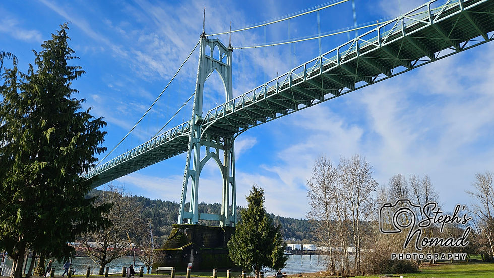 St John's Historic Cathedral Bridge, Portland, Oregon Photo taken by Steph's Nomad Photography