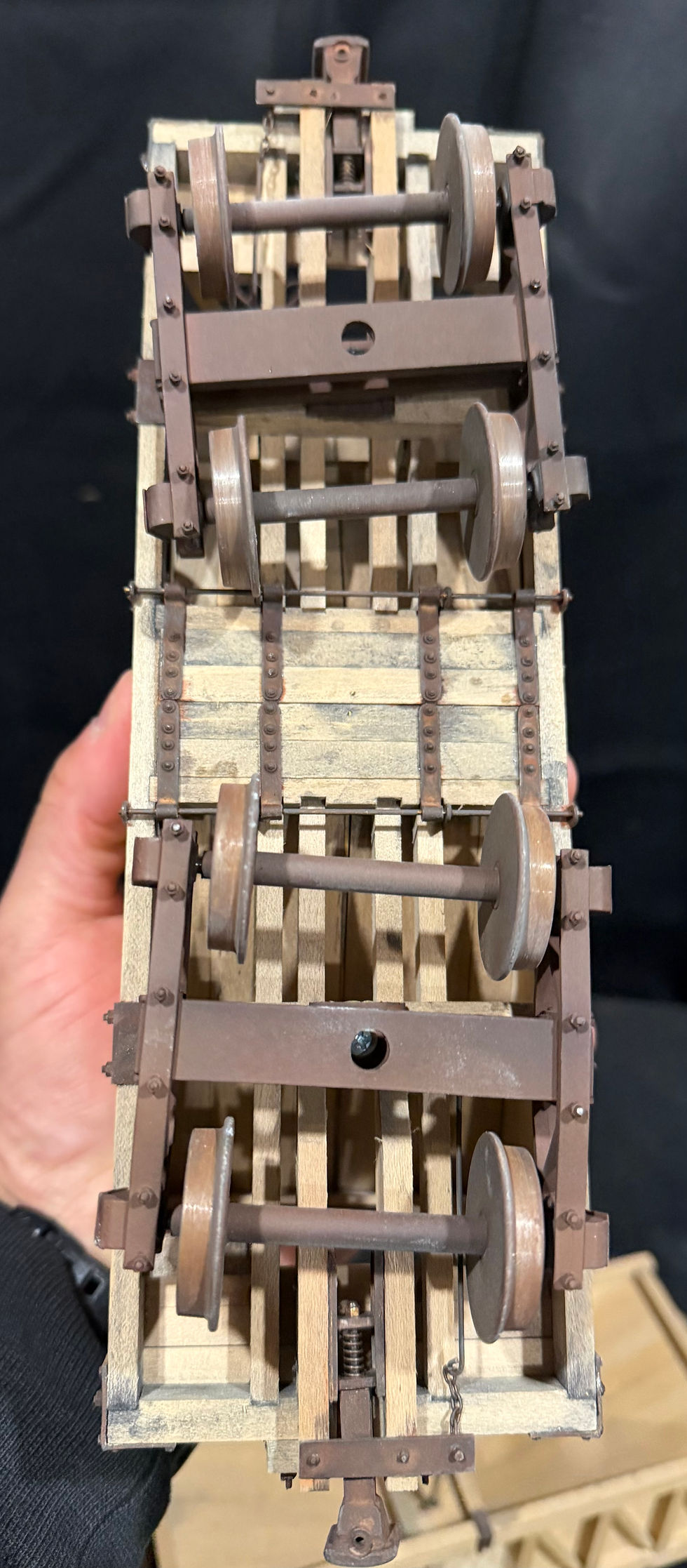 Thumbnail: G Scale Scratch built Ore Cars