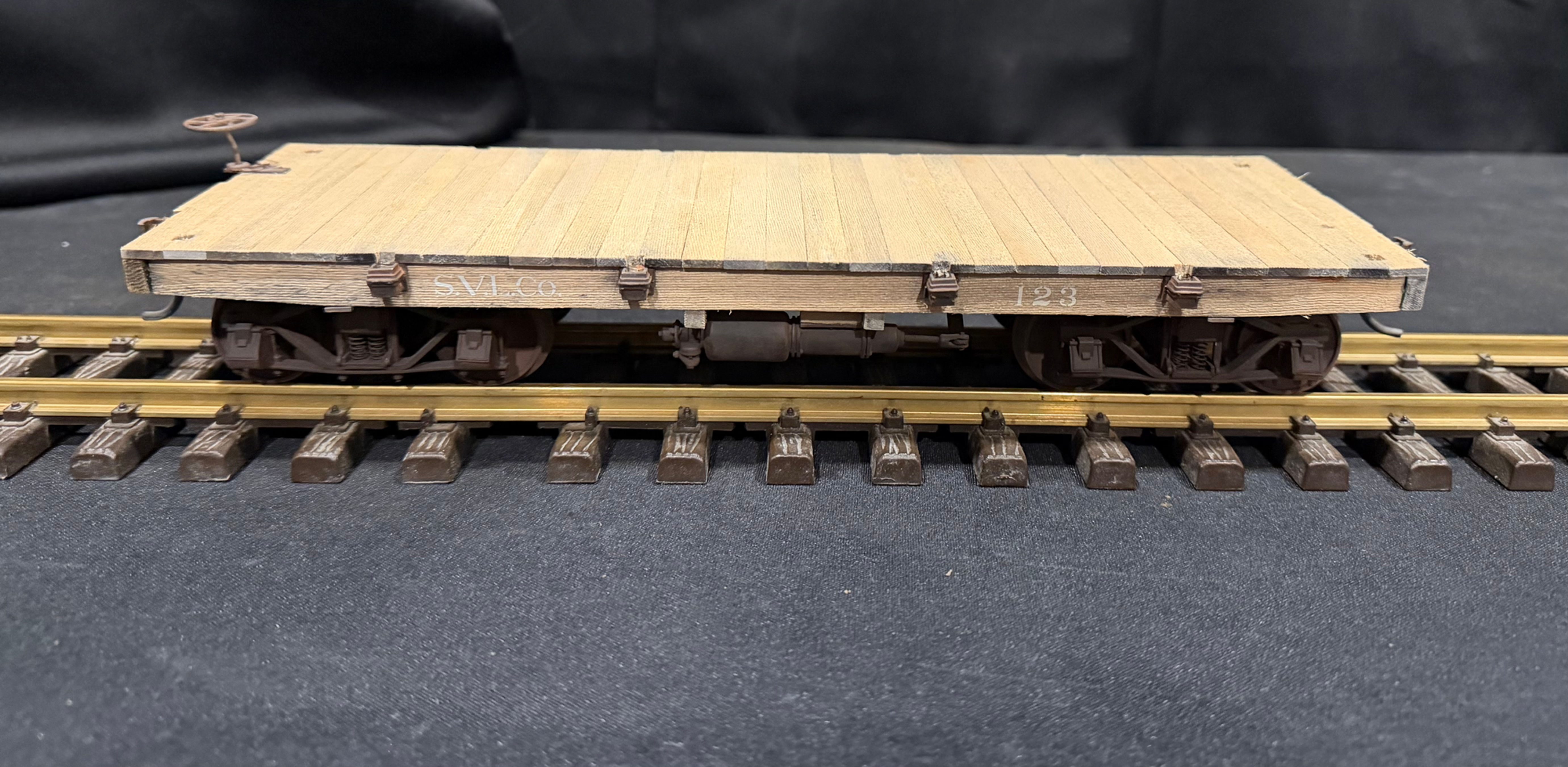 G Scale Custom Scratch Built Flatcar 