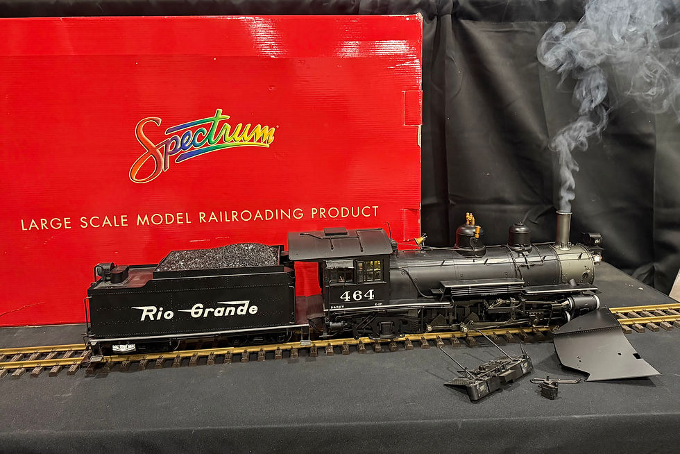 Thumbnail: Large Scale K-27 Bachmann Spectrum w RailPro & Custom Sounds