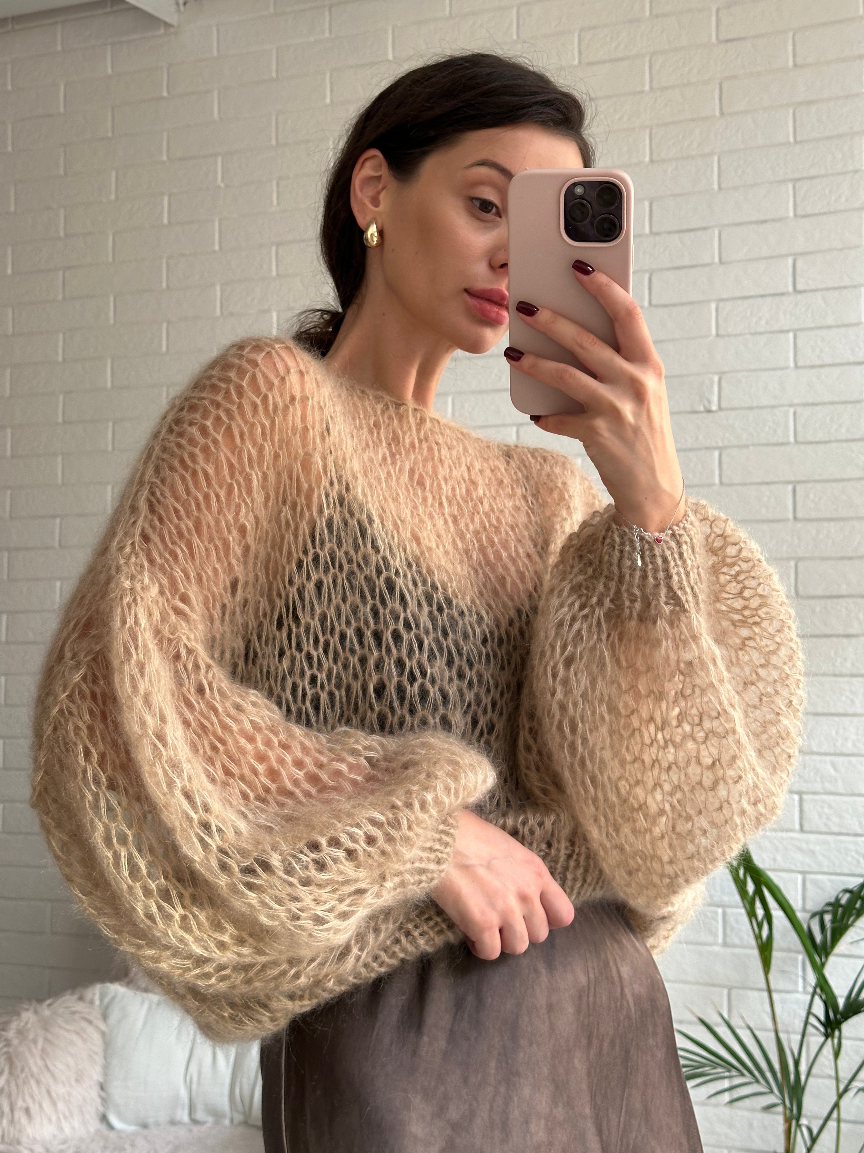 Sweater "Heaven silk” beige