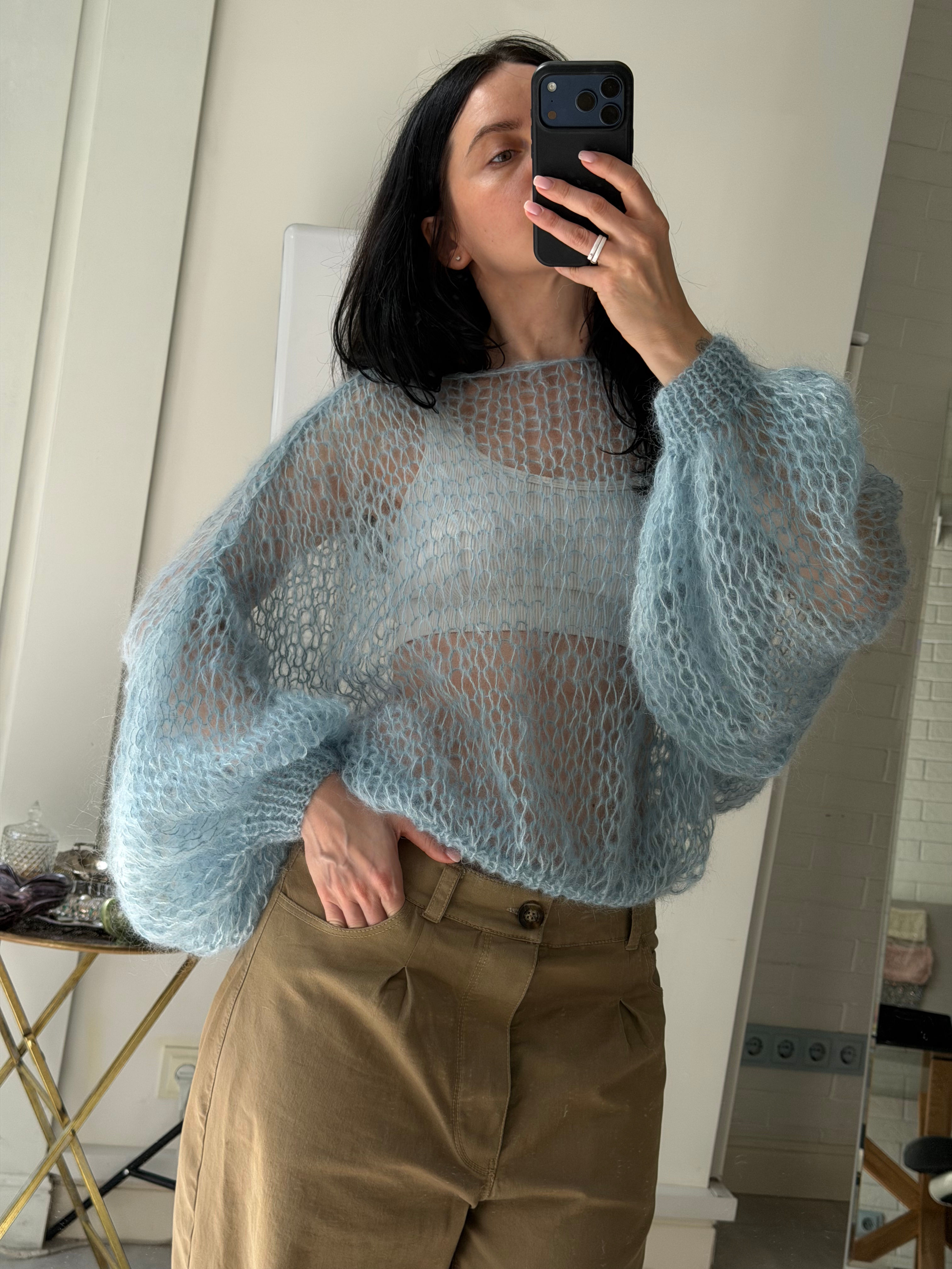 Sweater “Heaven” blue 