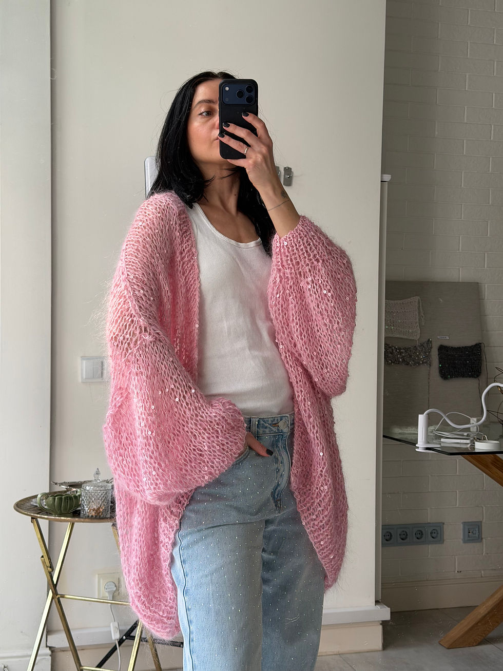 Thumbnail: Cardigan  CELESTE  pink