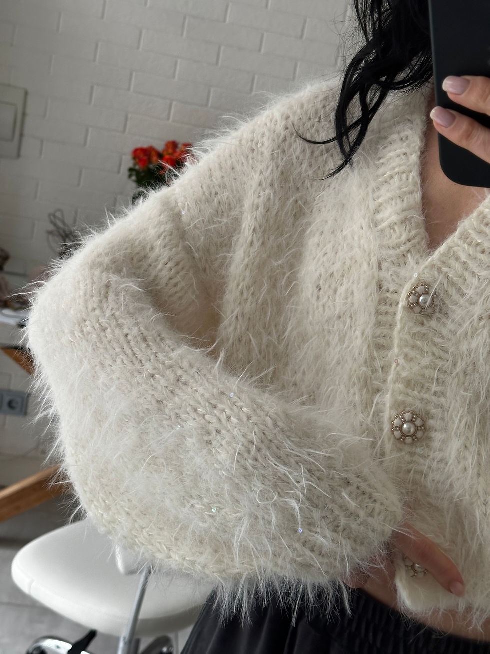Thumbnail: Cardigan  PUFFY  milk