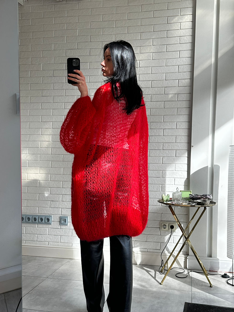 Thumbnail: Cardigan Lola red