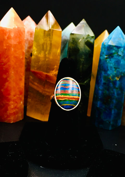 Colorful Gemstones Crystals & Jewelry at Crow's Curiosities, Port Orchard WA