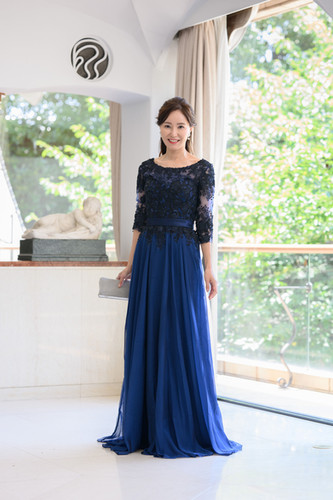 結婚式 シフォン フラワー ドレス file.jpg