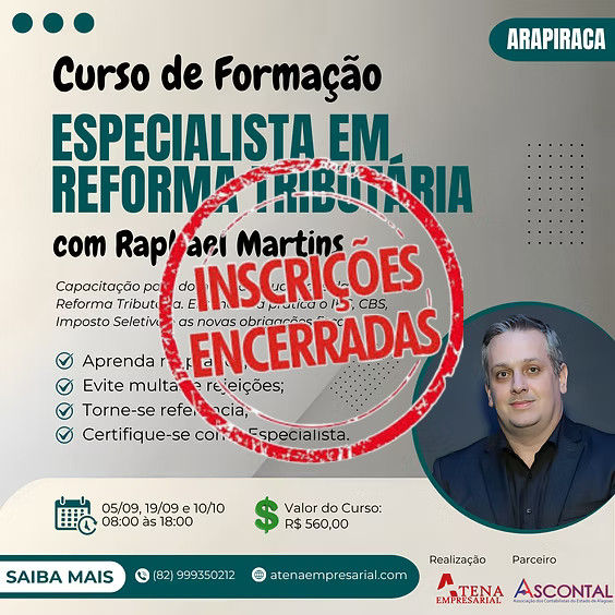 Curso de Formação de Especialista em Reforma Tributária