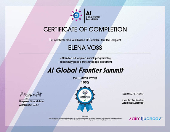 Certificate of Completion