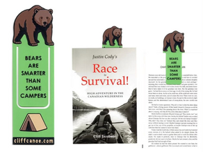 HELP! THERE'S A BEAR ON MY NEW BOOKMARK!