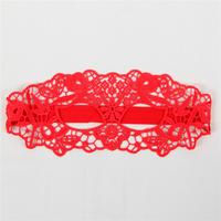 Miniatura: Luxurious red  lace eye mask 