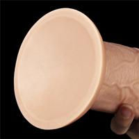 Miniatura: 11" Realistic long dildo flesh 