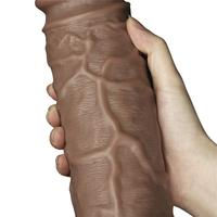 Miniatura: 10.5" realistic chubby dildo brawn