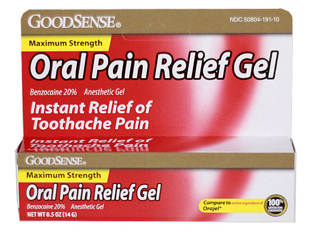 GS ORAL PAIN RELIEF GEL .5OZ