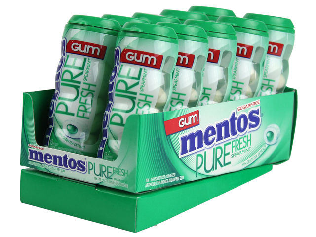 MENTOS GUM FRESH SPRMINT 10CT