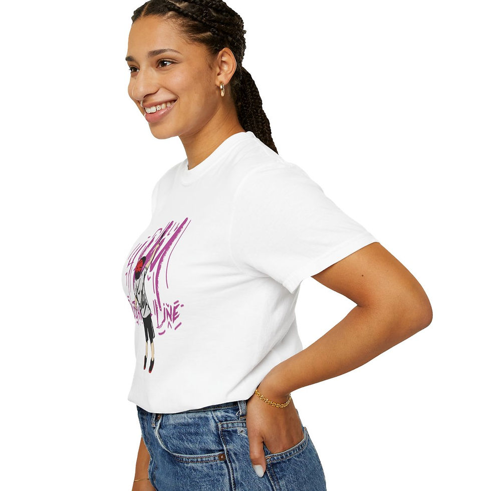 Thumbnail: Unisex Graffiti 4HM Kid Garment-Dyed T-shirt