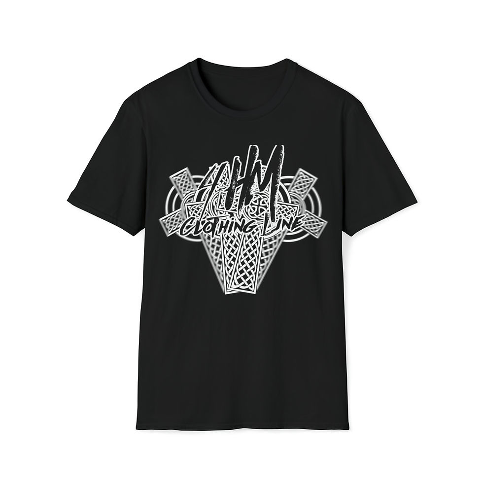 Thumbnail: 4 Celtic Kross logo Unisex Softstyle T-Shirt