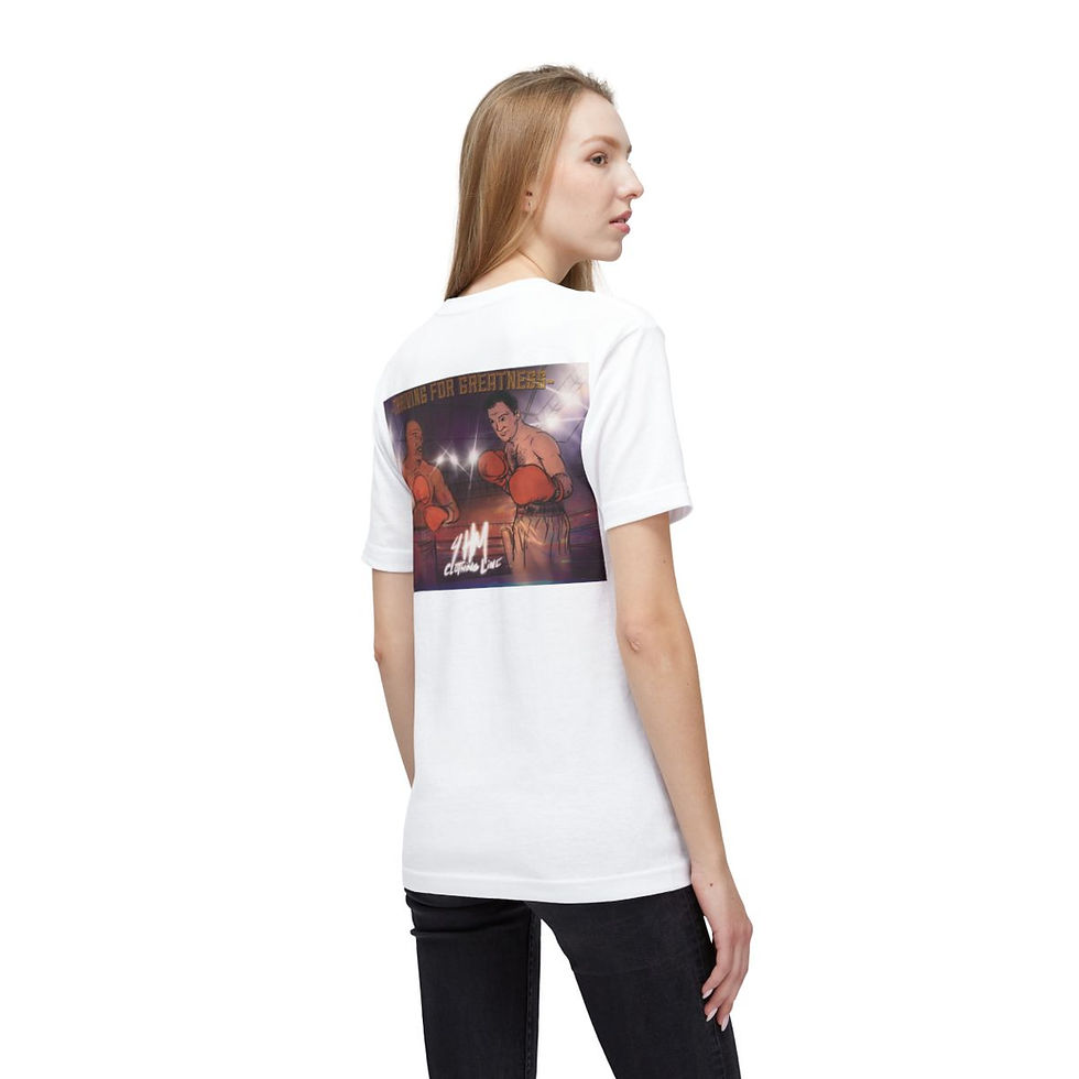 Thumbnail: Unisex Midweight thriving for greatness T-shirt, Made in US