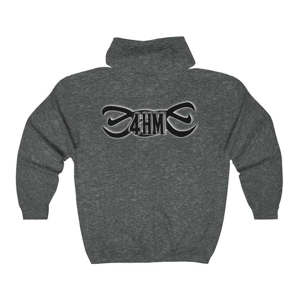 Thumbnail:  4HM Unisex Heavy Blend™ Full Zip Hooded Sweatshirt