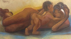 Desruisseau Rose Marie 20X36 #19-3-96 canvas 1968