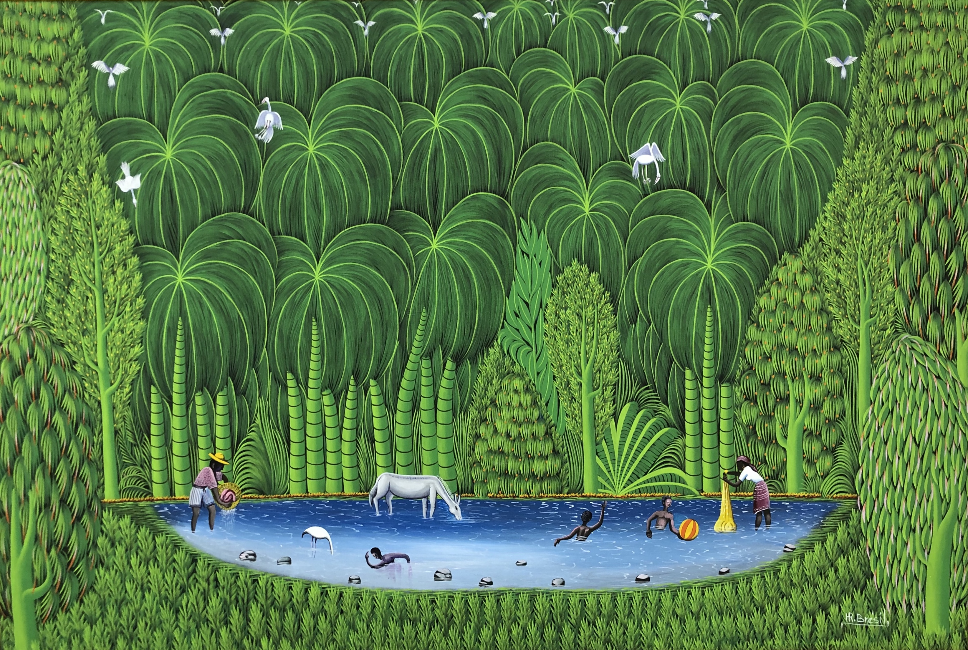 Bresil, Henri Robert 48'' X 71''