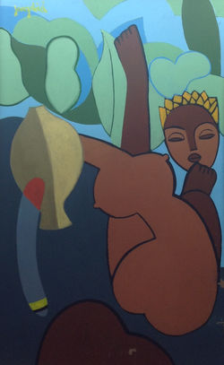 Gabriel Jacques 30X48 #3-3-96 hardboard