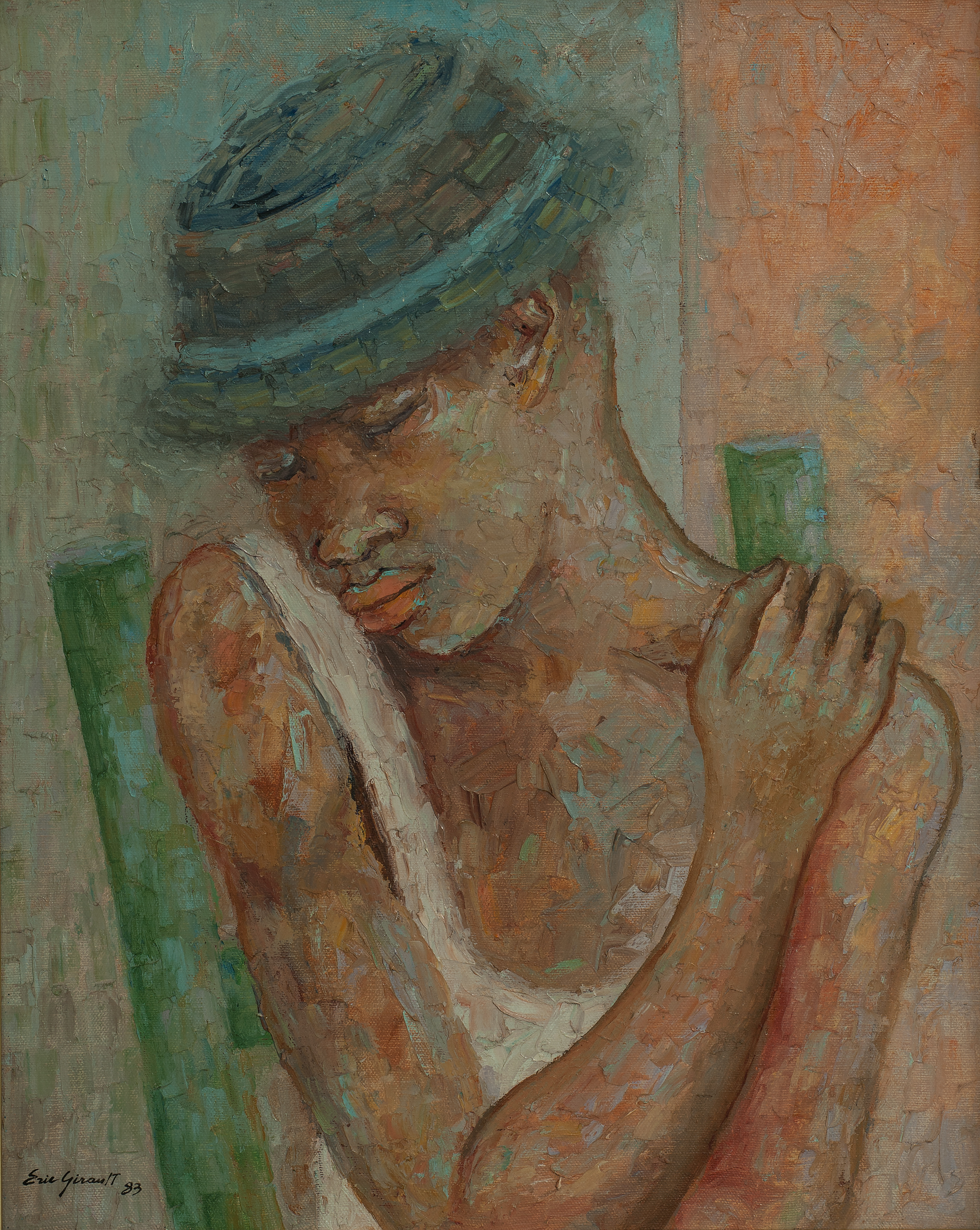 Girault Eric 20X16 #27-3-96 Canvas 1983.