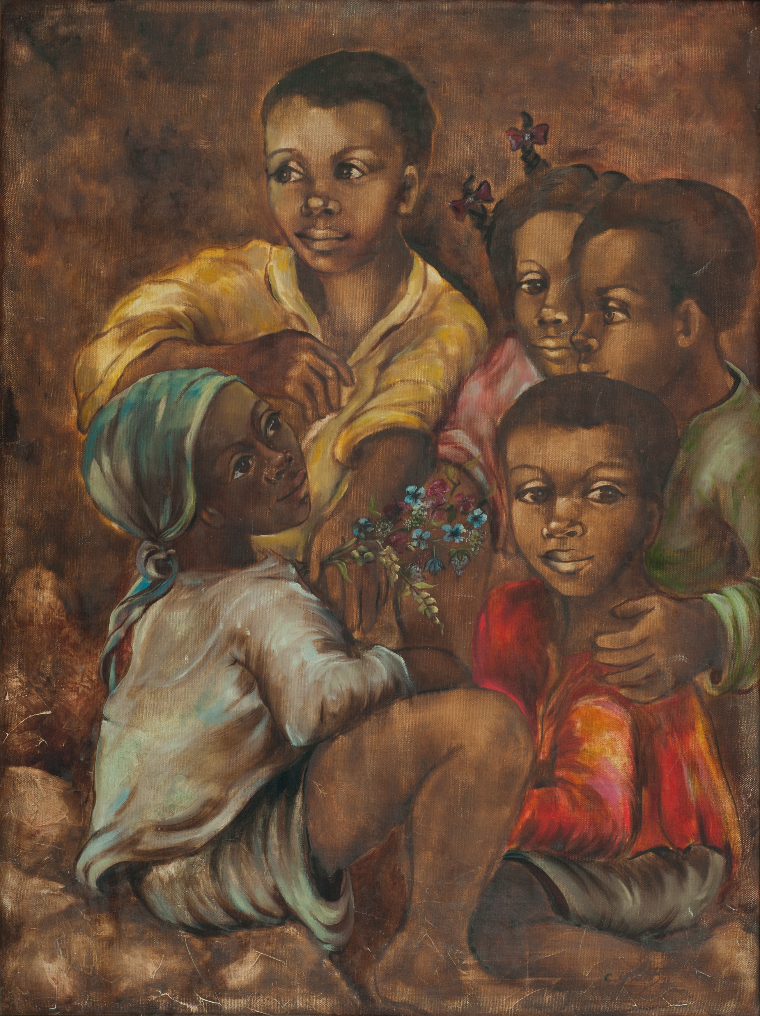 Grim Chantal 40X30 #3-3-96 Canvas 1977