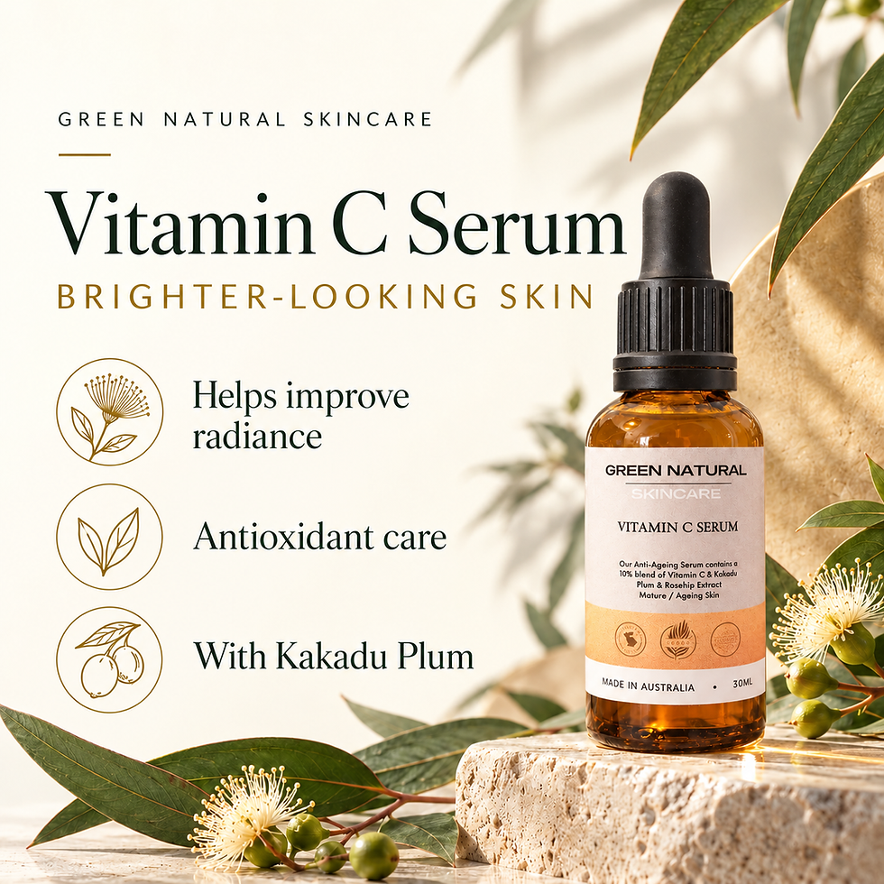 Vitamin C Brightening Serum bottle shown with its product packaging.