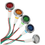 Thumbnail: 12V 10mm Round LED Indicator Light - Red