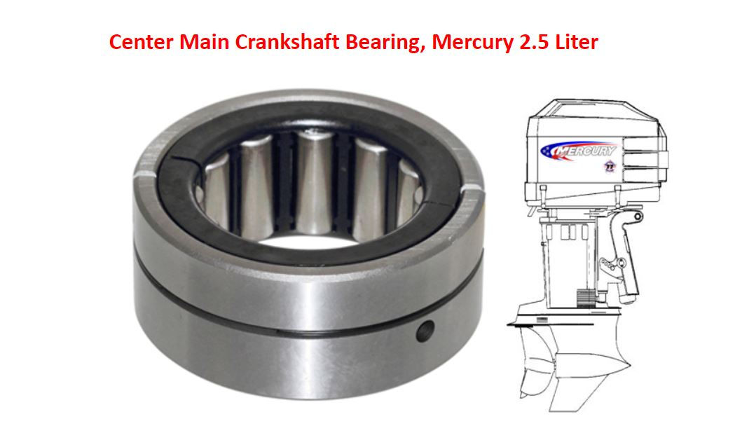 Center Main Bearing, Mercury 16756A6