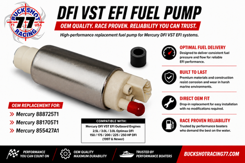 VST EFI DFI Fuel Pump, Mercury 880596T55 888251T02 881705T1