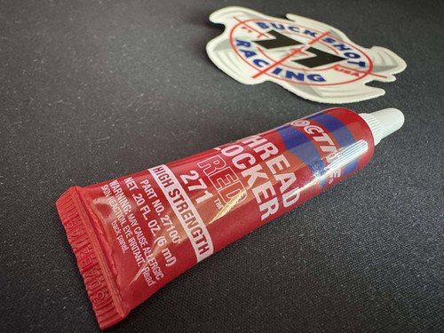 NEVER LAND 赤い糸 AKIHIDE Loctite Thread Locker Red 271, Mercury Rebuild | Buckshot Racing #77