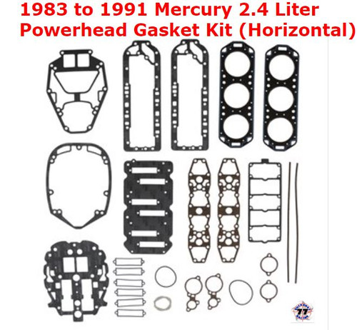 WSM Mercury 75- 85 Hp 4 Cylinder Power Head Gasket Kit 500-209 OE 27-73645A8