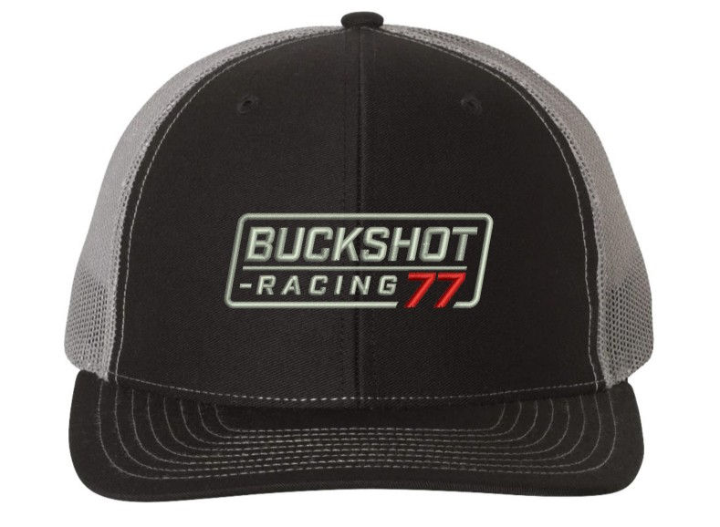 Thumbnail: Buckshot Racing #77 Trucker Hat, Mesh Snapback Cap