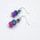 Thumbnail: Tranparent Peacock Earrings