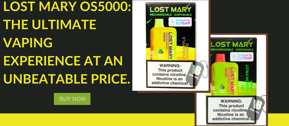 Lost Mary OS5000: The Ultimate Vaping Experience at an Unbeatable Price.