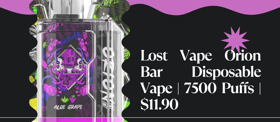 Lost Vape Orion Bar Disposable Vape | 7500 Puffs | $11.90