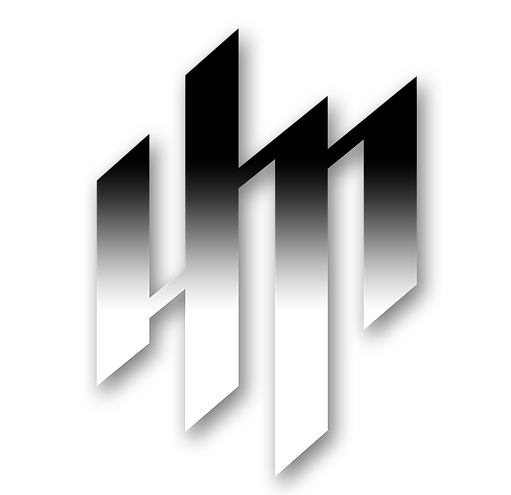 Halls of the Machine Metallic Logo with Fade