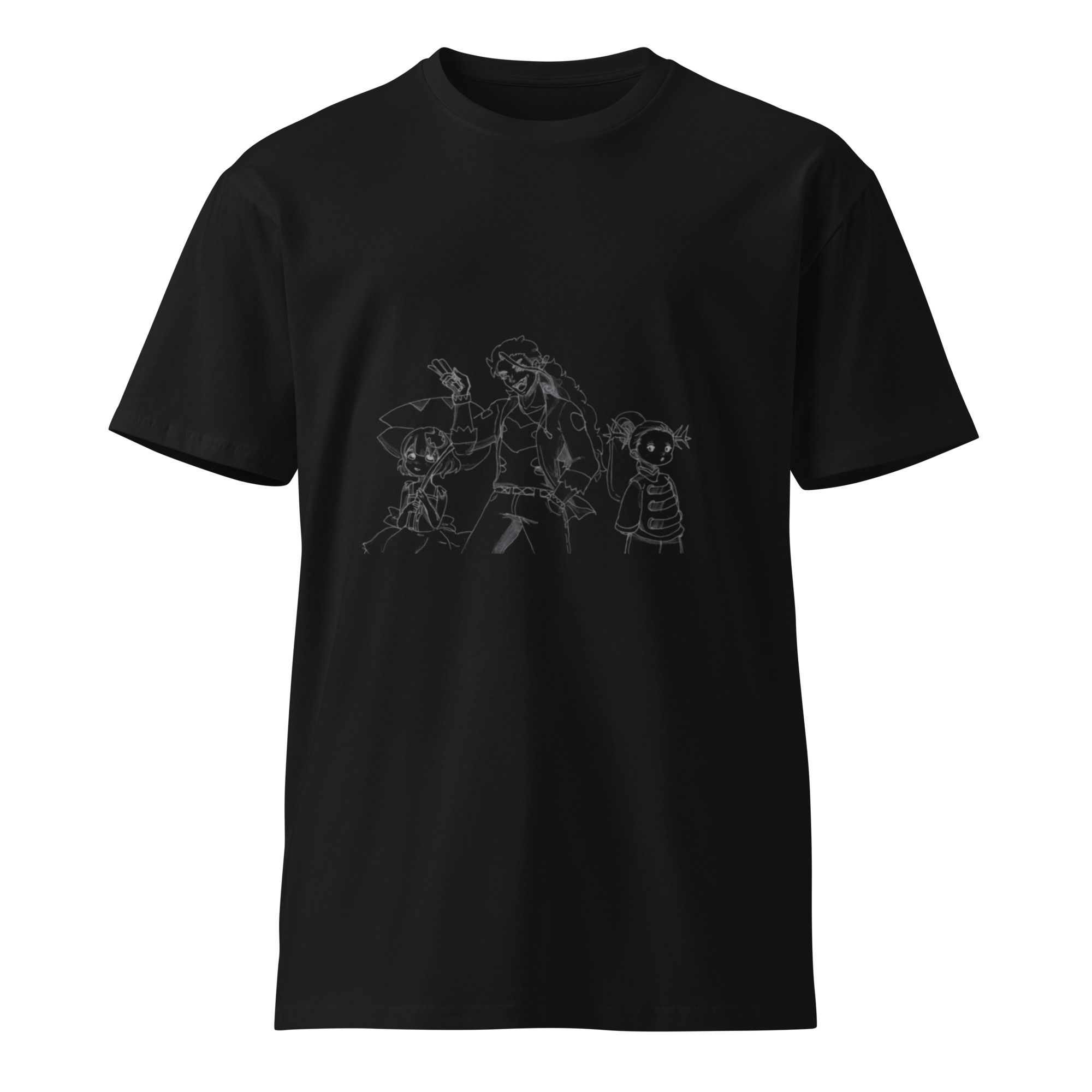 "Rillawhooptad" Black T-shirt