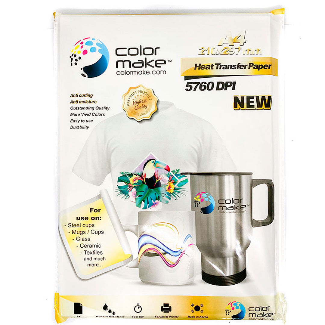 Paquete de 100 hojas para sublimar tamaño A4