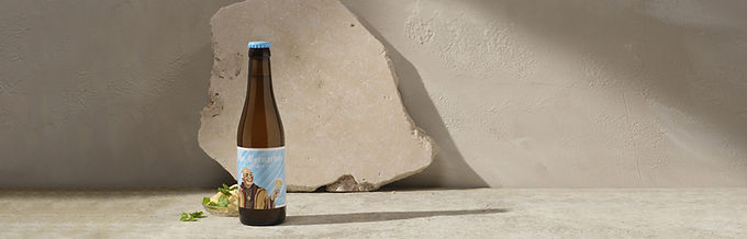 Bouteille de St.Bernardus Wit, la blanche belge de notre carte en 33 cl