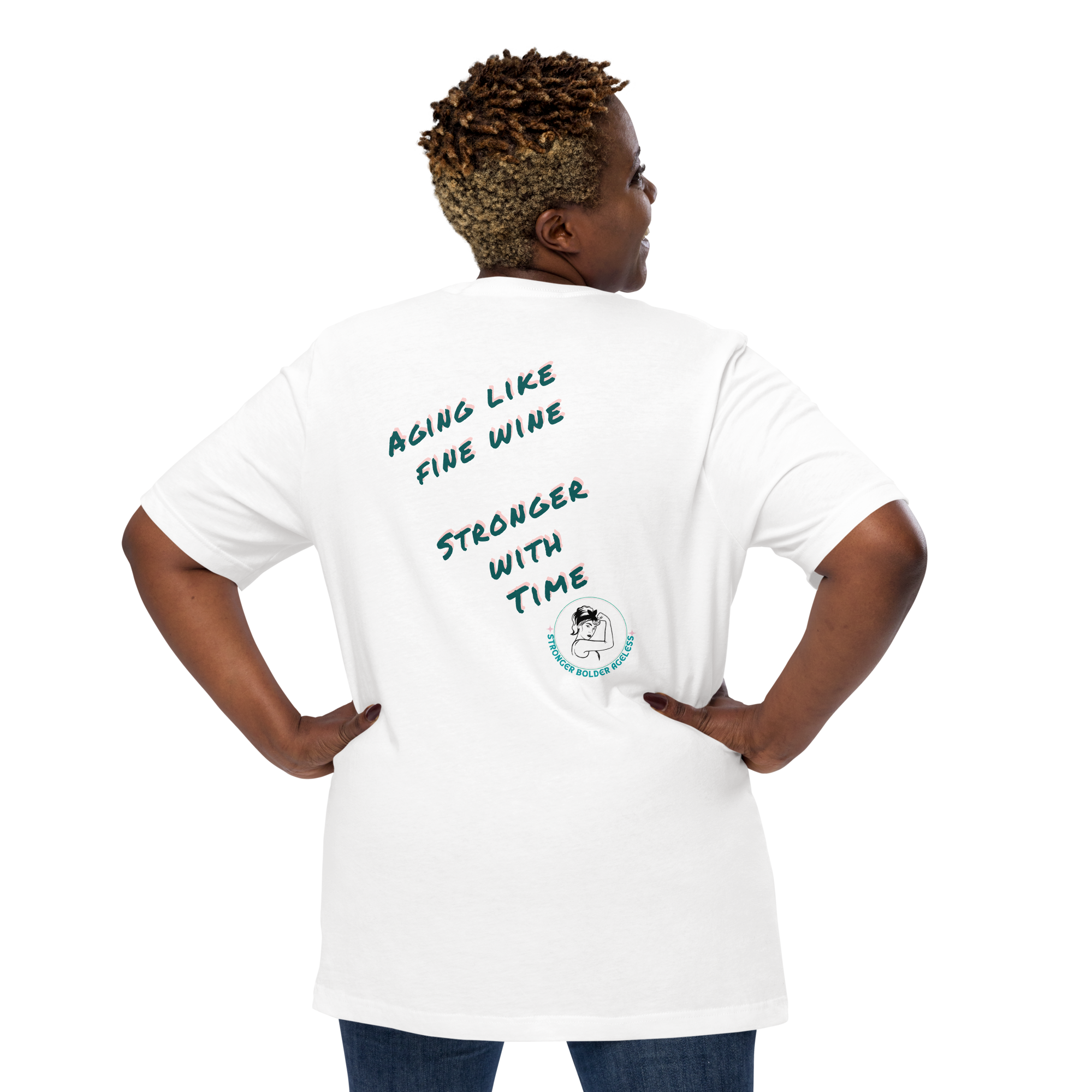 Aging like Fine Wine White T-Shirt