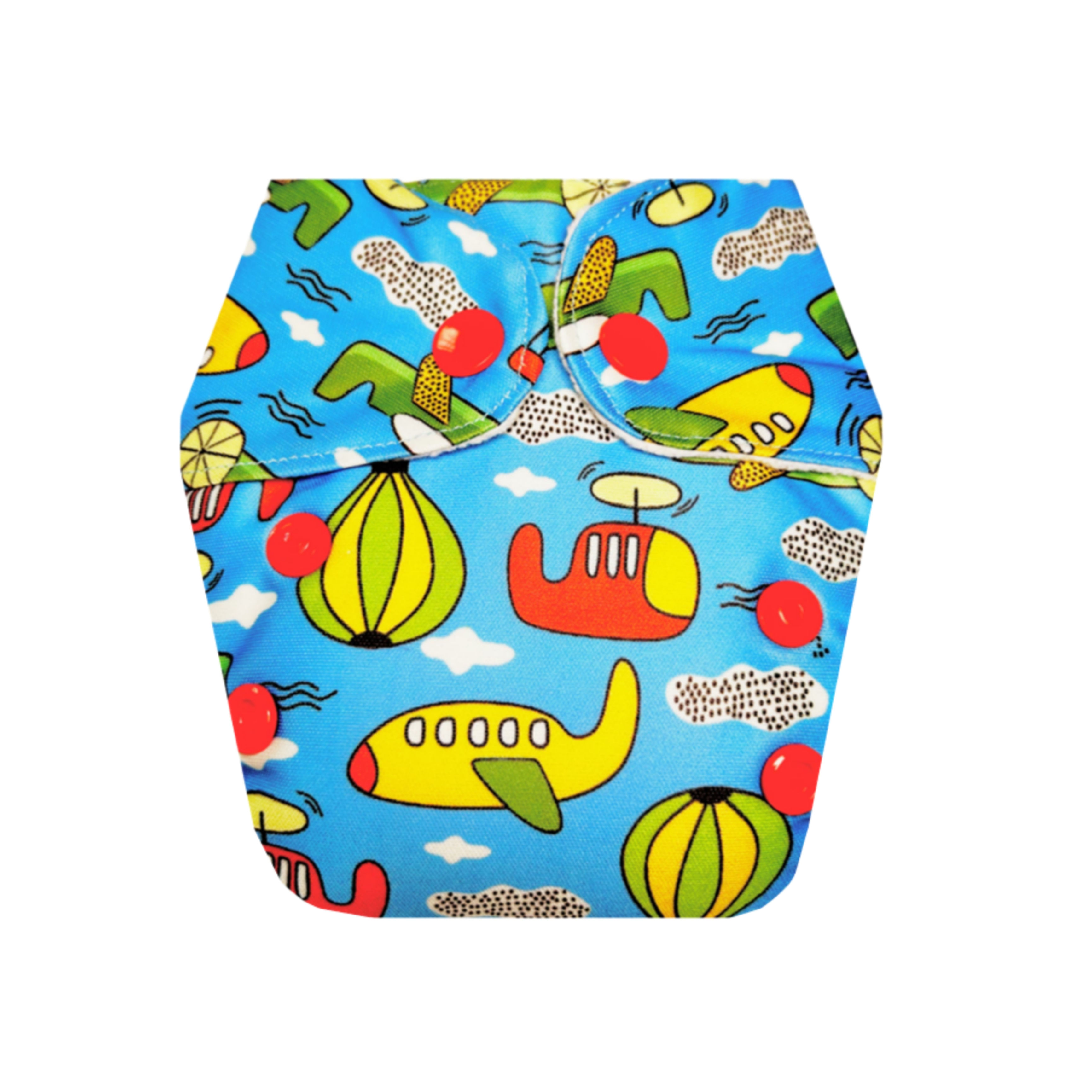 Premium Newborn Cloth Diaper with Integrated Insert 0-3 Months Pack of 1