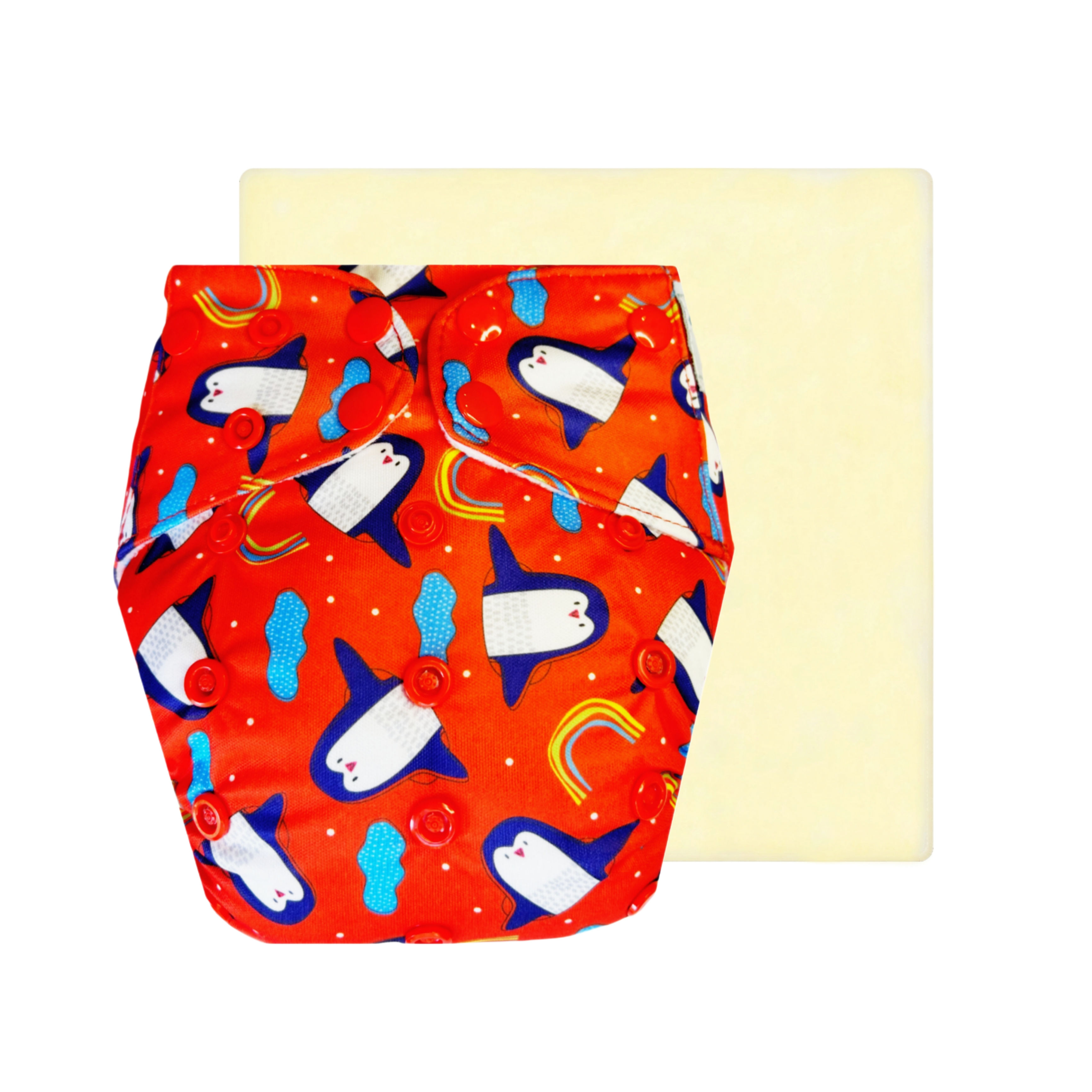 Dumbledo Cloth Diaper with Insert | Free Size | Washable | Reusable | Leak Proof